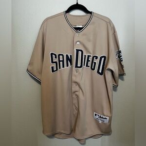 Majestic San Diego Padres Adrian Gonzalez #23 Tan Alternate Jersey - Size 52